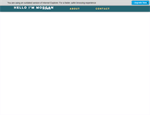 Tablet Screenshot of helloimmorgan.com